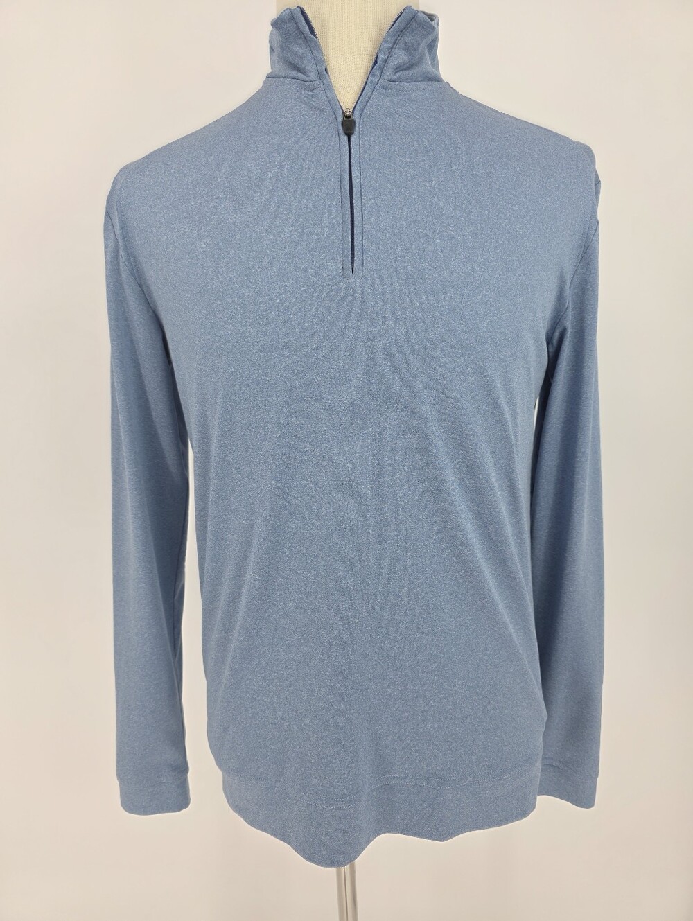 Johnnie-O Prep-formance‎ Quarter Zip Pullover Blue Performance Small